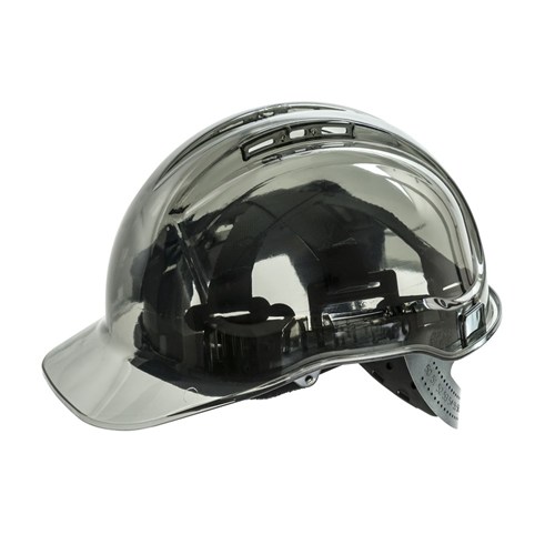 FRONTIER CLEARVIEW HARD HAT VENTED PREMIUM SMOKE